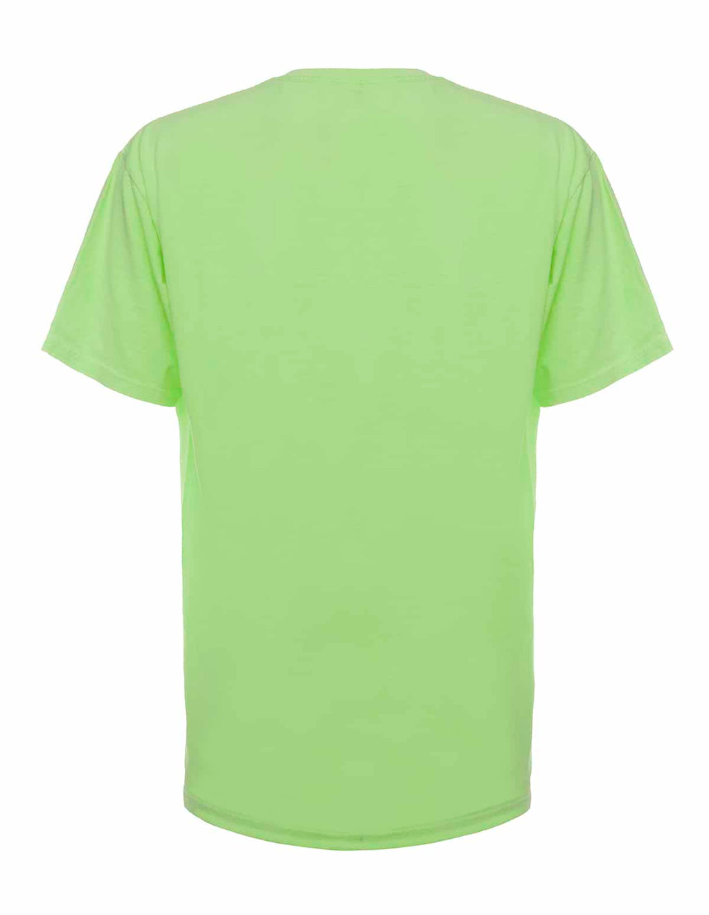 Prenda teñida verde neón
