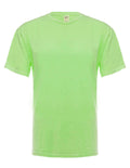Prenda teñida verde neón